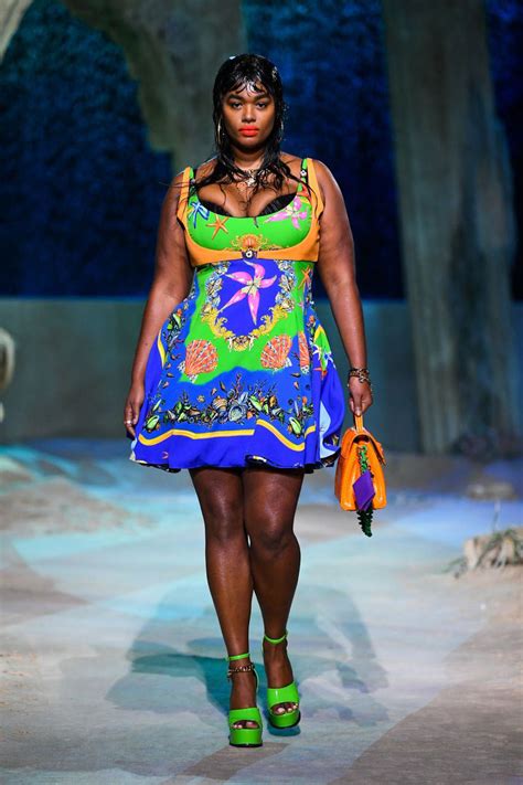 versace plus size runway|Versace runway looks.